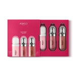 پک 3 عددی لیپ گلاس کیکو مدل glossy lip set