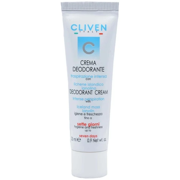 Cliven-7-Days-Deodorant-Cream-for-intense-perspiration-1.webp ضد تعریق کلیون مدل Seven Days حجم 25 میلی لیتر - تصویر 1