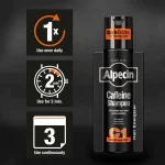 شامپو ضد ریزش Black Edition C1 آلپسین  حجم 250 میلی لیتر - تصویر 3