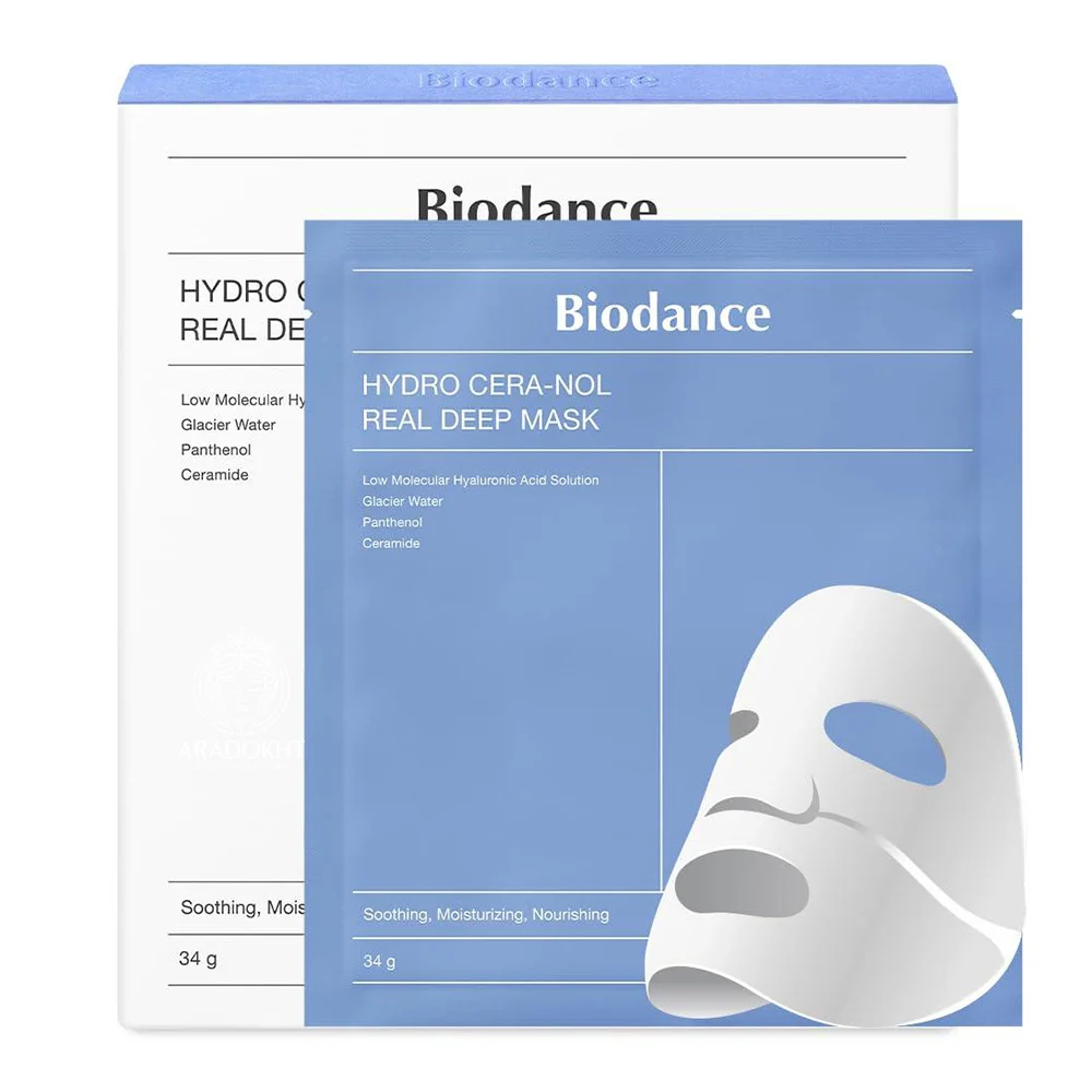 آبرسان-و-تقویت-کننده-بایودنس-Biodance-Hydro-Cera-nol-Real-Deep-Mask.webp ماسک هیالورونیک بایودنس - تصویر 1