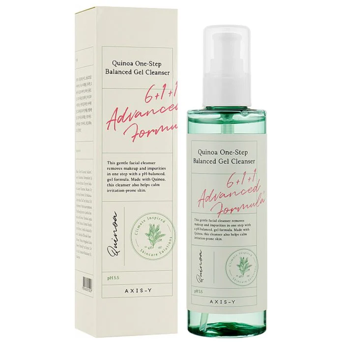 شستشو-کینوا-اکسیس-وای-AXIS-Y-Quinoa-One-Step-Balanced-Gel-Cleanser-180ml-700x700-1.webp ژل شستشو کینوا اکسیس وای حجم 180 میلی لیتر - تصویر 1